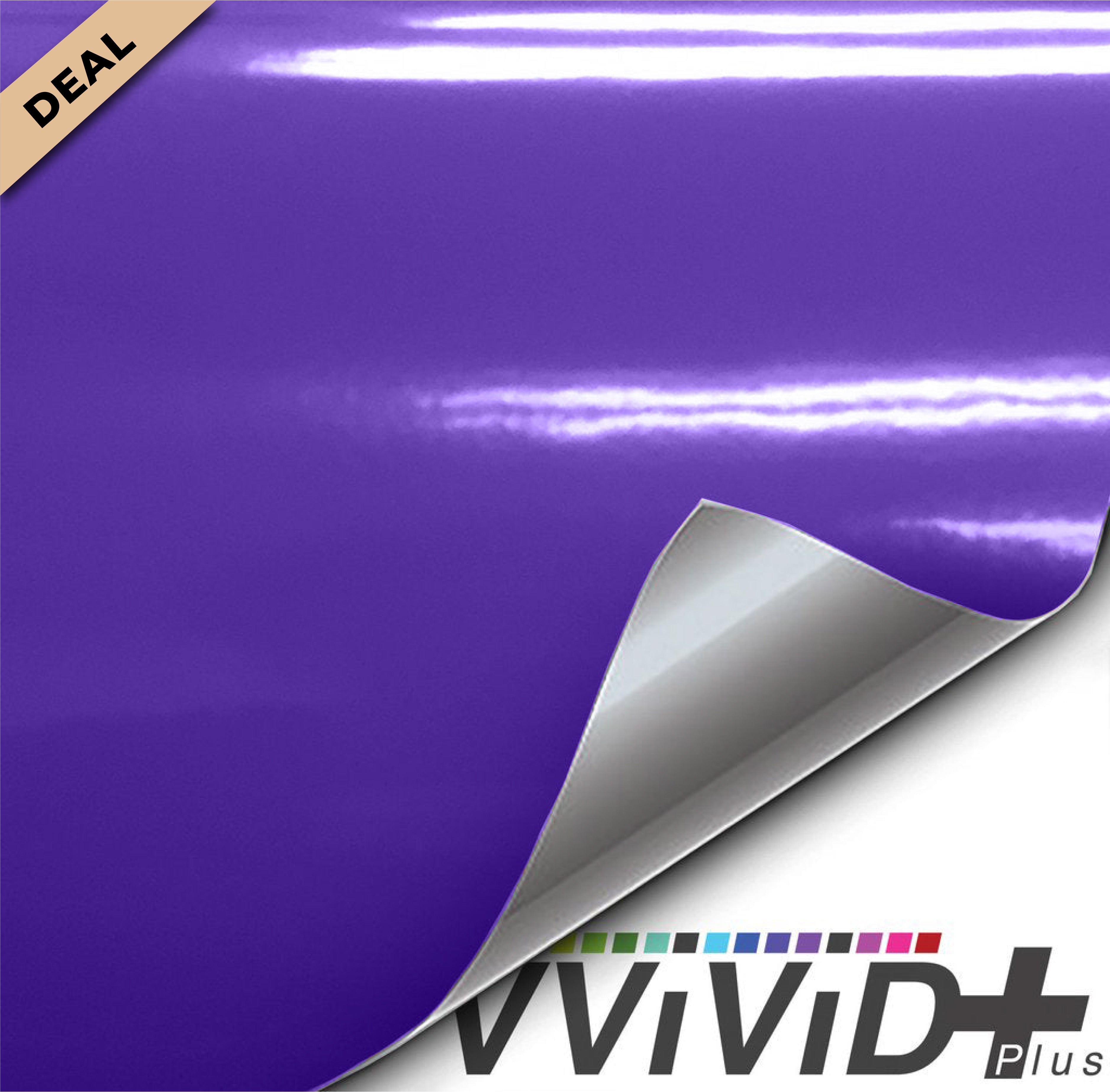 VViViD+ Gloss Midnight Purple (10ft x 5ft) - W.D