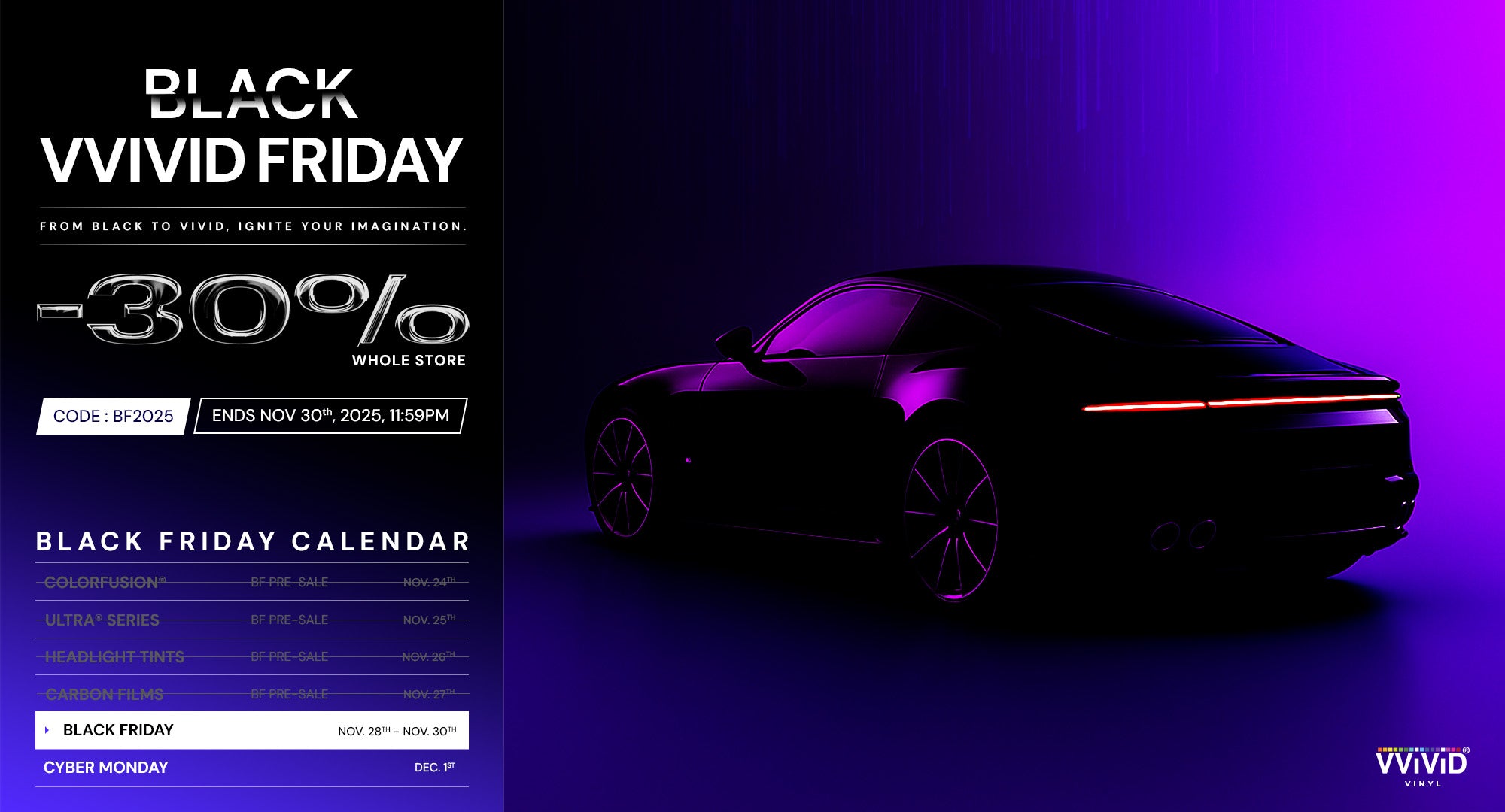 Blackfriday annonce weekend