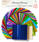 DECO65 Chrome Blue Permanent Craft Film-5