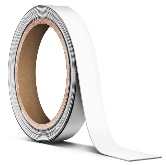 Matte White Tape Chrome Deletes 1/2 Inch Thick