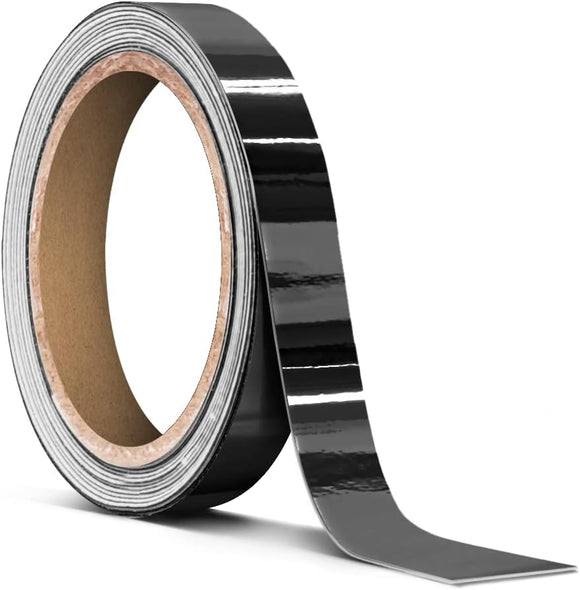 Black Mirror Chrome Tape 1/2 Inch Thick