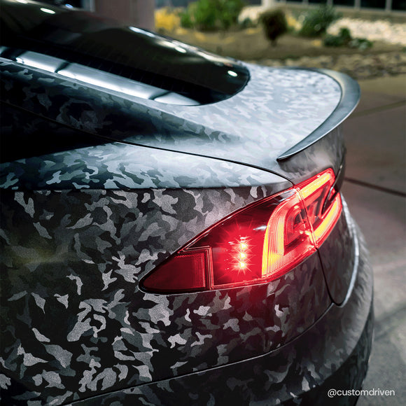 VViViD+ Patternless Ghost Metal Dark Grey Stealth Camo