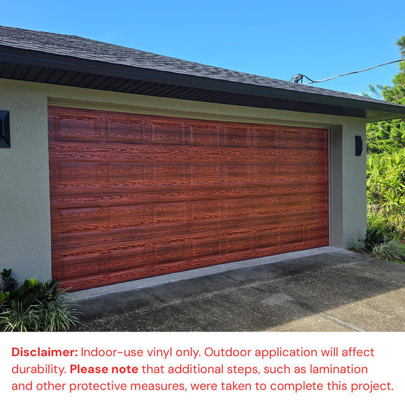 VViViD Red Ash Wood Architectural Film