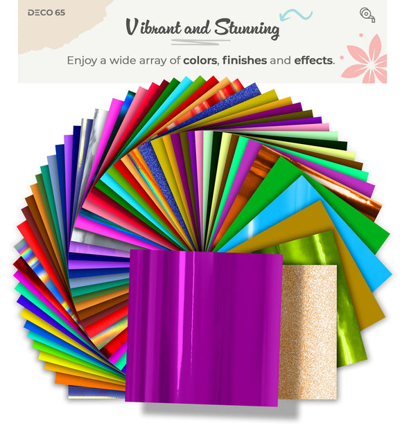 DECO65 Chrome Purple Permanent Craft Film