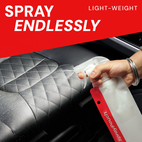 Spray Pouch for Automotive Detailing, PPF and Vinyl Installation Refillable 16.9oz (5 Pack) (MCF)