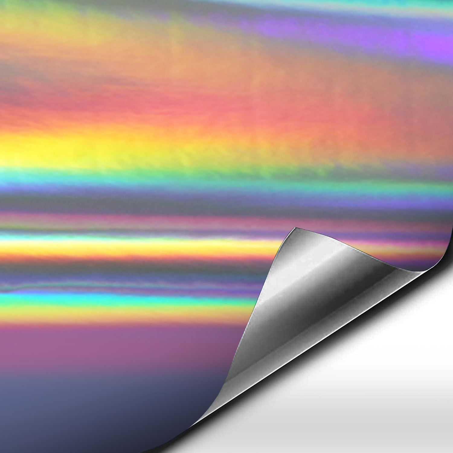 VViViD Silver Holographic Lazer Chrome - Tape Roll - 0