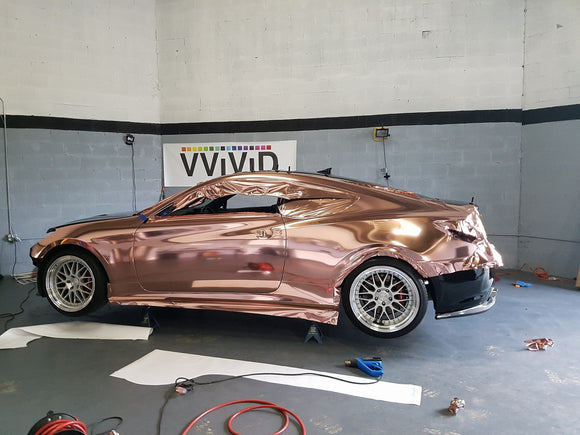 VVIVID+ Conform Chrome Rose Gold - The VViViD Vinyl Wrap Shop