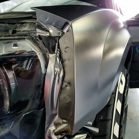 VViViD+ Satin Chrome Black Rust - The VViViD Vinyl Wrap Shop