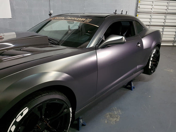 VViViD+ Satin Chrome Black Rust - The VViViD Vinyl Wrap Shop