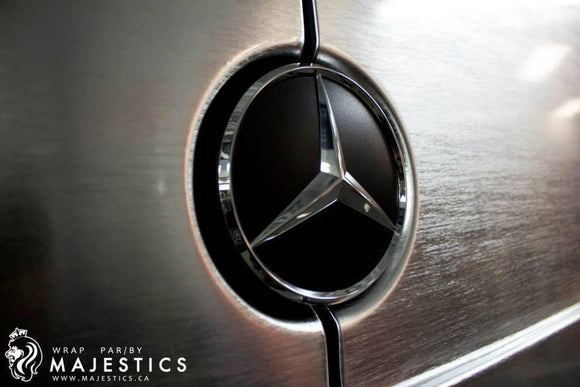 Brushed Chrome Steel - The VViViD Vinyl Wrap Shop