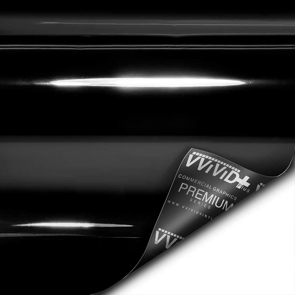 VViViD Matte Black Vinyl Wrap Adhesive Film Air Release Decal Sheet (18  Inch x 60 Inch)
