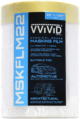 VViViD Chemical Adhesive Drape Masking Film 60 x 108ft (MCF
