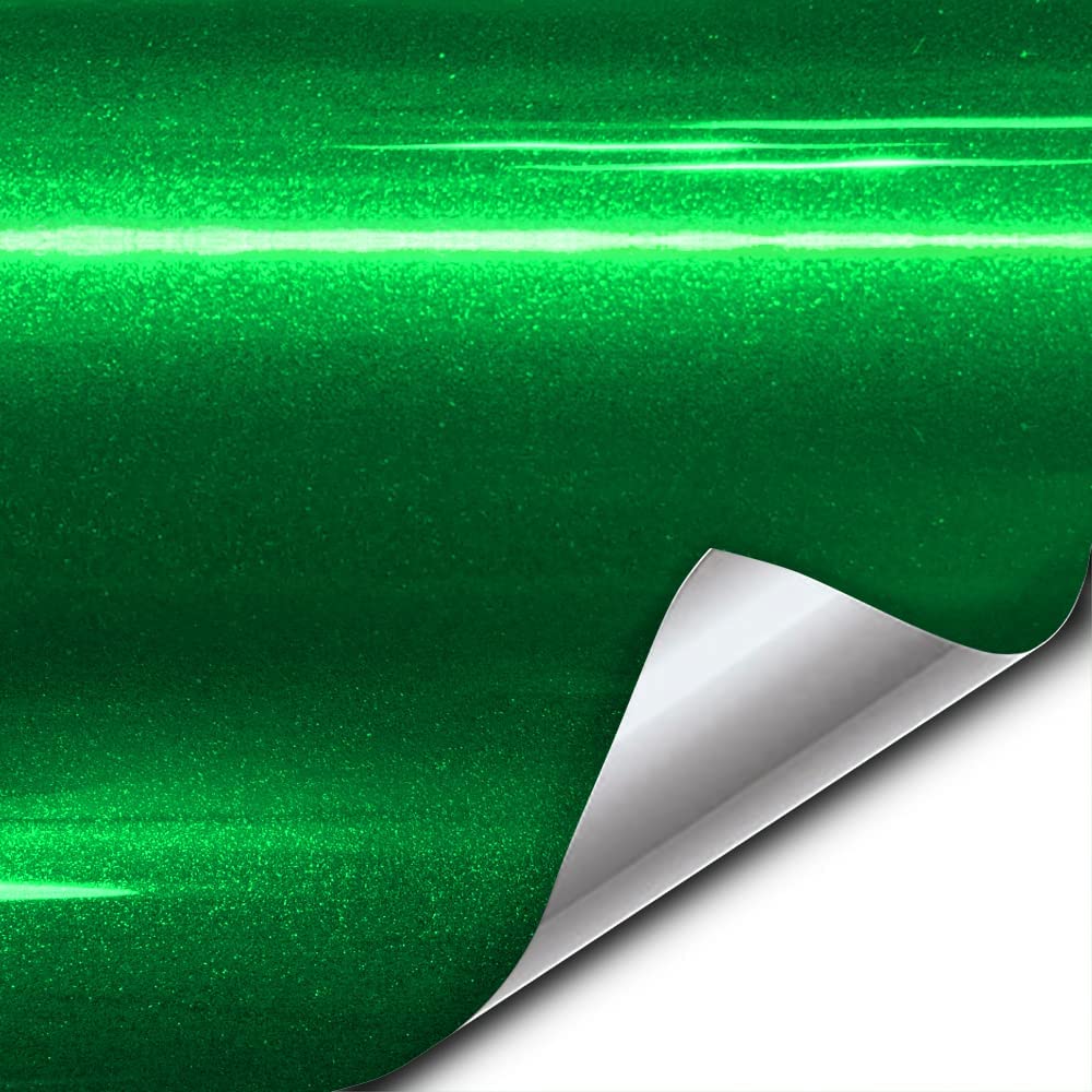 Green Glossy Permanent Vinyl 12 x 48 Inches
