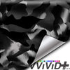 VVIVID+ Black Stealth Camouflage Large Pattern - The VViViD Vinyl Wrap Shop