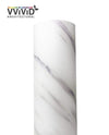 VViViD Slanted Carrara White Marble Matte Architectural Film - The VViViD Vinyl Wrap Shop