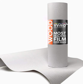 VViViD Unicorn White Wood Architectural Film