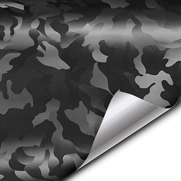 VVIVID+ Black Stealth Camouflage Medium Pattern - The VViViD Vinyl Wrap Shop