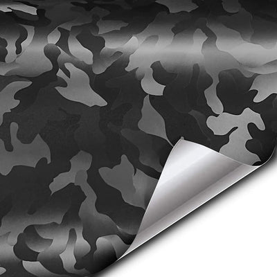 VVIVID+ Black Stealth Camouflage Medium Pattern - The VViViD Vinyl Wrap Shop