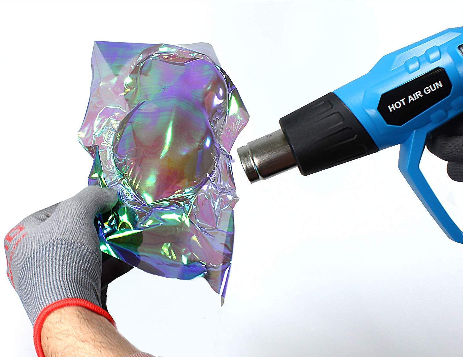 Biltek 1500W Professional Heat Gun With 4 Nozzles – For Shrink Wrapping, Vinyl Film, Paint Removal – Open Box