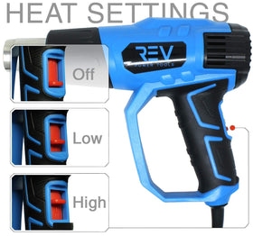 VViViD Model GW1500N Blaze Rapid Heat 1500-Watt Corded Heat Gun (MCF) [Pre-packed, faster shipping]