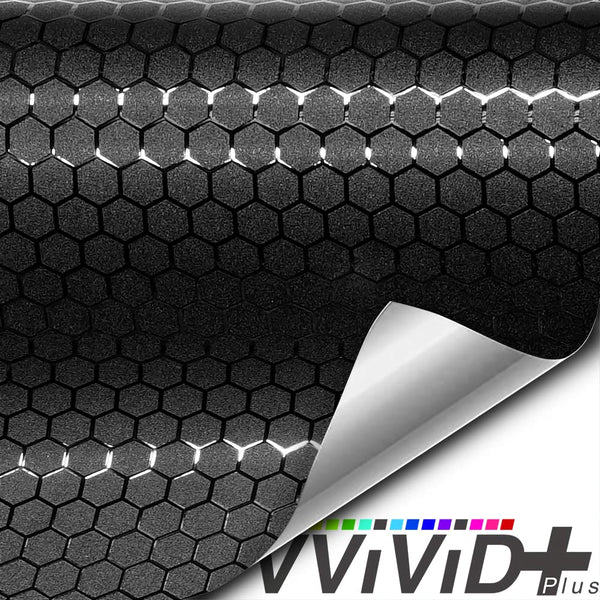 VViViD+ Honeycomb Black (Medium) - The VViViD Vinyl Wrap Shop