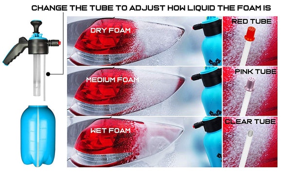DOSE 2 Litre Portable Pump Pressurized Foam Sprayer (MCF) - The VViViD Vinyl Wrap Shop