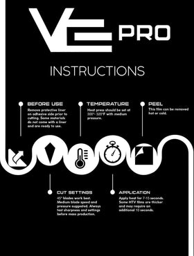 V2 Pro Black Heat Transfer Film
