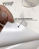 VViViD Slanted Carrara White Marble Matte Architectural Film - The VViViD Vinyl Wrap Shop