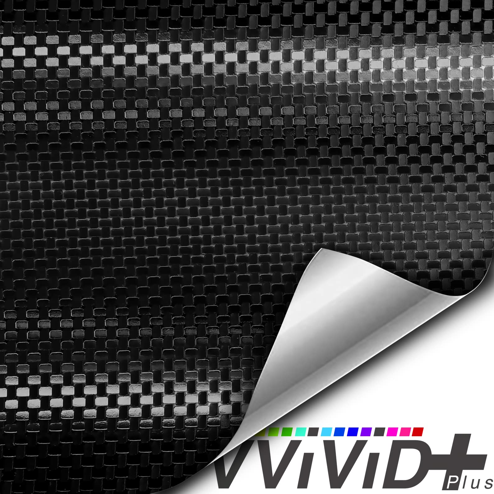 VVIVID+ Black Square Carbon Fiber - The VViViD Vinyl Wrap Shop