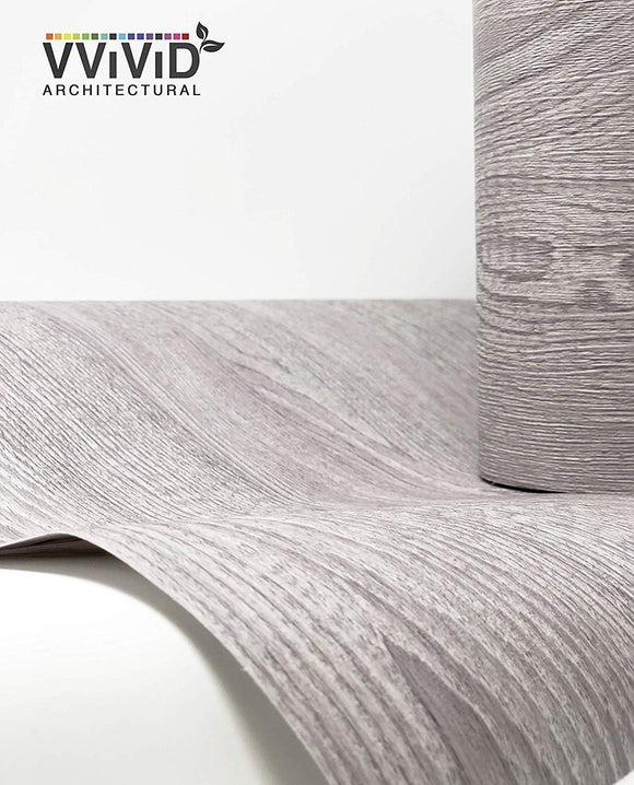 VViViD Vintage Light Grey Wood Architectural Film - The VViViD Vinyl Wrap Shop