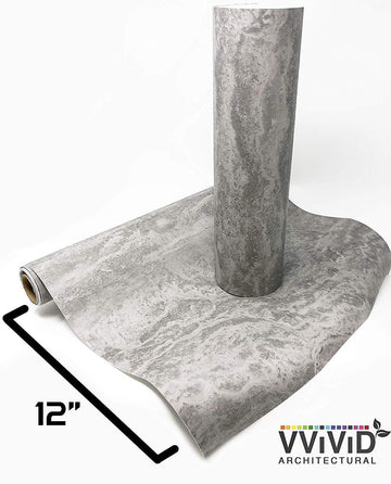 VViViD Grey Concrete Architectural Film - The VViViD Vinyl Wrap Shop