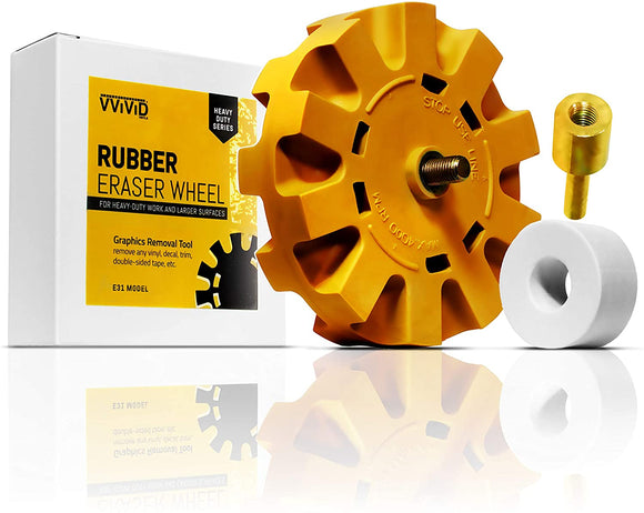 Wide Heavy Duty Series Rubber Eraser - Graphics & Adhesive removal (MCF) - The VViViD Vinyl Wrap Shop