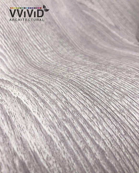 VViViD Vintage Light Grey Wood Architectural Film - The VViViD Vinyl Wrap Shop