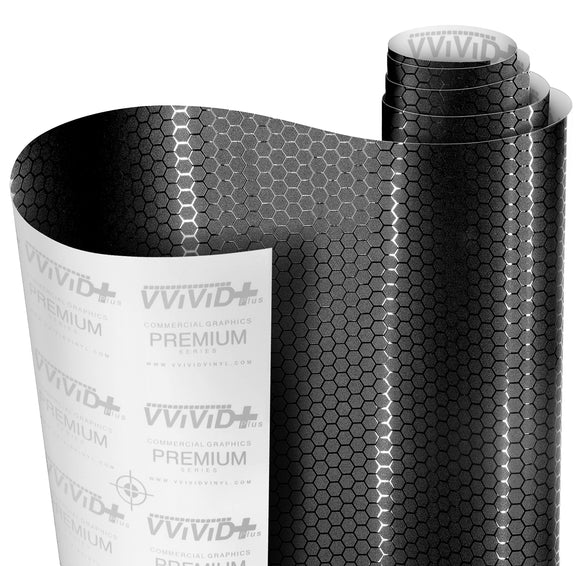 VViViD+ Honeycomb Black (Medium) - The VViViD Vinyl Wrap Shop
