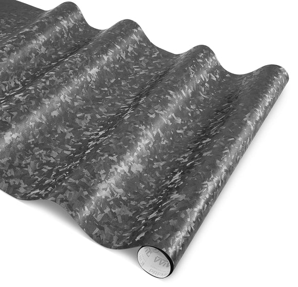 VViViD+ Ghost Metal Dark Grey Forged Carbon - The VViViD Vinyl Wrap Shop