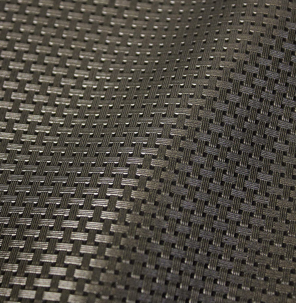 Bycast65 Brown Twill Weave Faux Leather Marine Vinyl Fabric - The VViViD Vinyl Wrap Shop