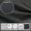 Bycast65 Black Mesh Pattern Faux Leather Marine Vinyl Fabric - The VViViD Vinyl Wrap Shop