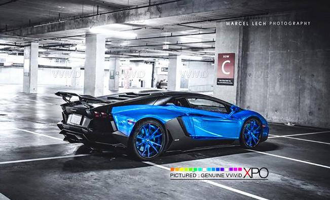 XPO SP Conform Chrome Blue Vinyl Wrap | The VViViD Shop