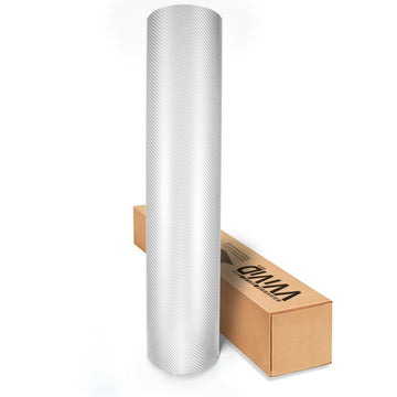 White True R Carbon Fiber - The VViViD Vinyl Wrap Shop