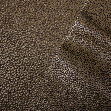 Bycast65 Brown Correct-Grain Pattern Faux Leather Marine Vinyl Fabric - The VViViD Vinyl Wrap Shop