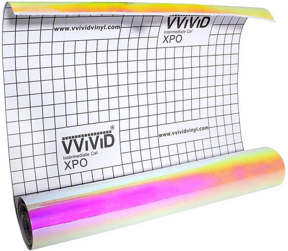 DECO65 High Gloss Thermal Gold-to-Pink Opal Holographic Adhesive Craft Film - The VViViD Vinyl Wrap Shop
