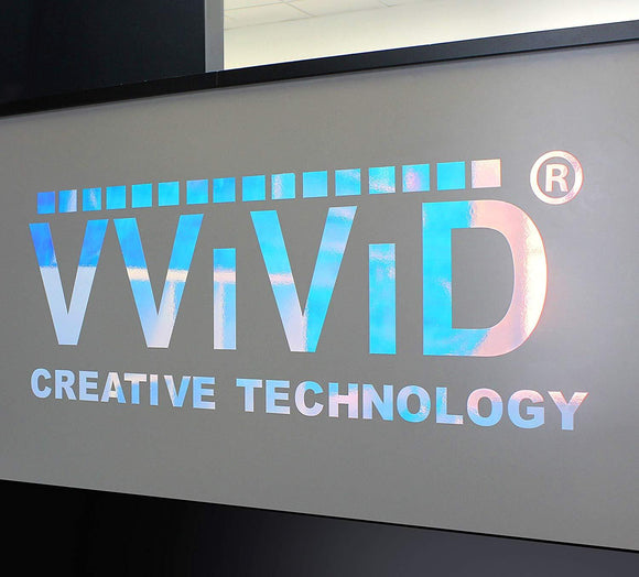 DECO65 High Gloss Unicorn Blue-to-Purple Opal Holographic Adhesive Craft Film - The VViViD Vinyl Wrap Shop