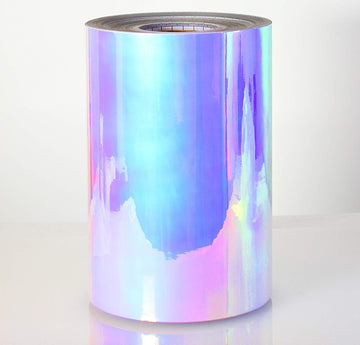 DECO65 High Gloss Unicorn Blue-to-Purple Opal Holographic Adhesive Craft Film - The VViViD Vinyl Wrap Shop