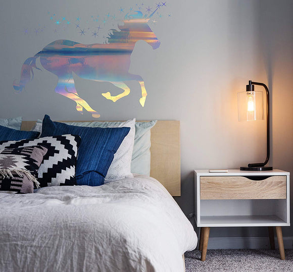 DECO65 High Gloss Unicorn Blue-to-Purple Opal Holographic Adhesive Craft Film - The VViViD Vinyl Wrap Shop