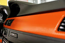 Orange Dry Carbon Architectural ( interior use only ) - The VViViD Vinyl Wrap Shop