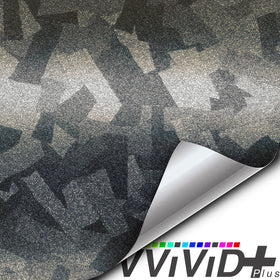 VViViD+ Patternless Ghost Metal Dark Grey Forged Carbon
