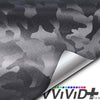 VViViD+ Ghost Metal Dark Grey Stealth Camo - The VViViD Vinyl Wrap Shop