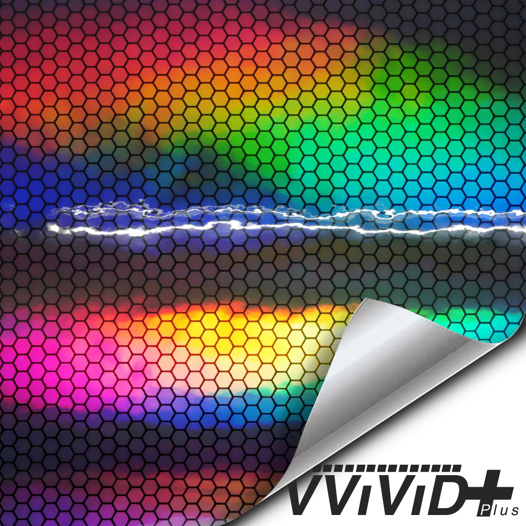 VViVID HoloHex Chrome - Holographic Automotive Wrap