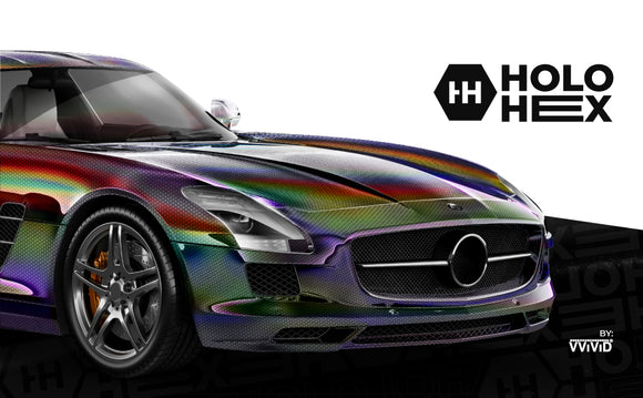VViViD+ HoloHex Chrome - The VViViD Vinyl Wrap Shop