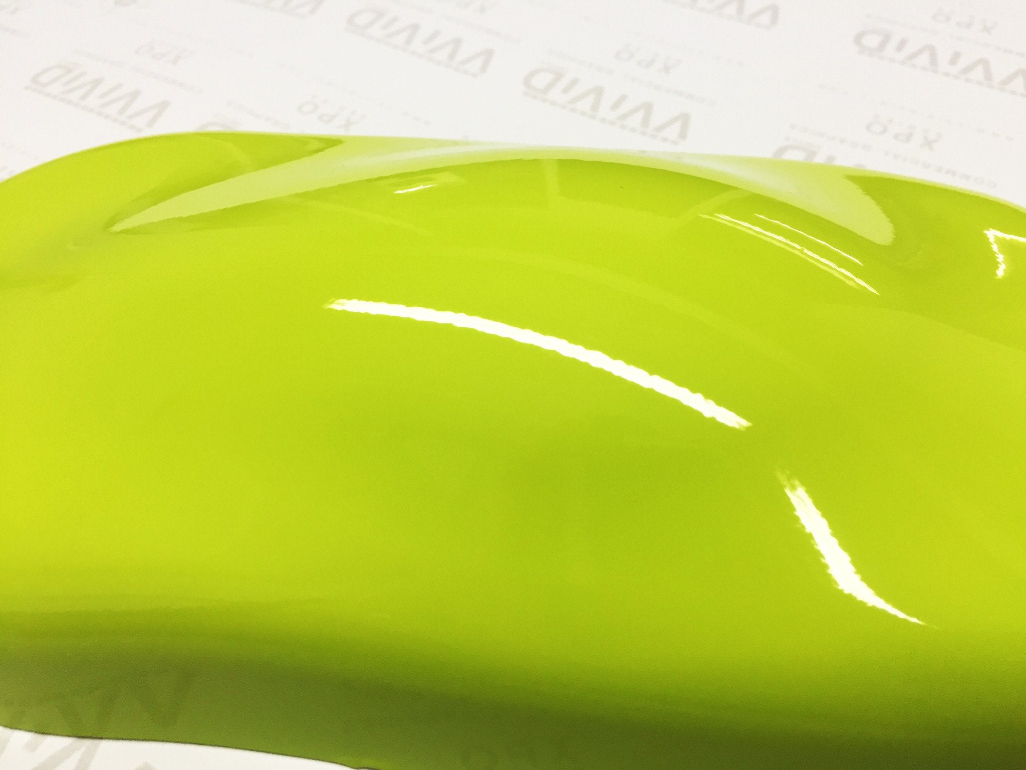 Gloss Viper Lime Green fluorescent vinyl wrap | The VViViD Shop